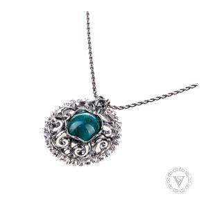 Stříbrný náhrdelník s tyrkysem