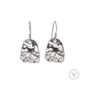 Stříbrné visací náušnice